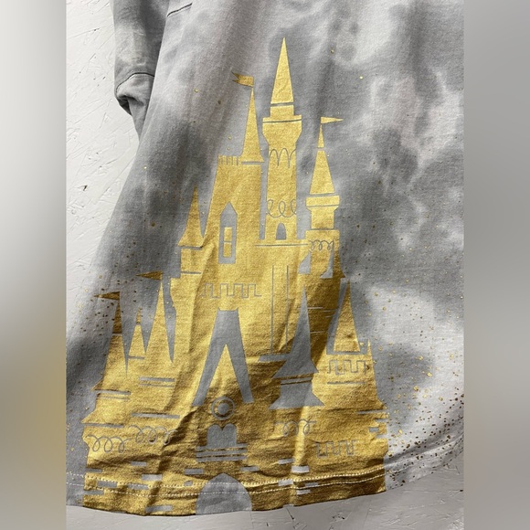 Disney Parks Cinderella Castle Tie-Dye Spirit Jersey, Size L, Gold Metallic - Picture 7 of 12